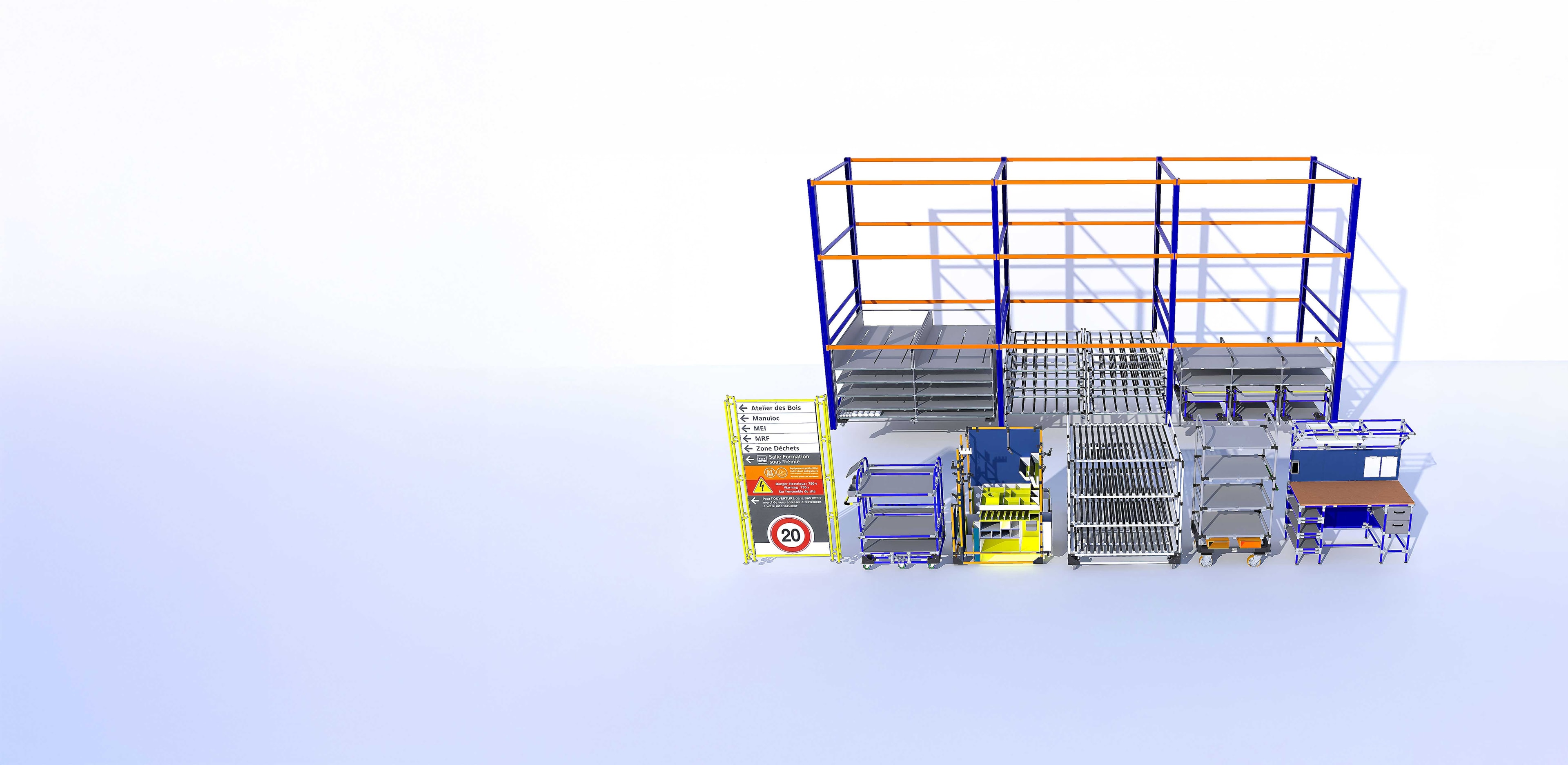 Entrepôt industriel moderne